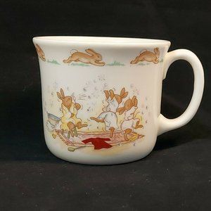 Royal Doulton BUNNYKINS  Bath Time Bone China Contemporary Logo Mug/Cup